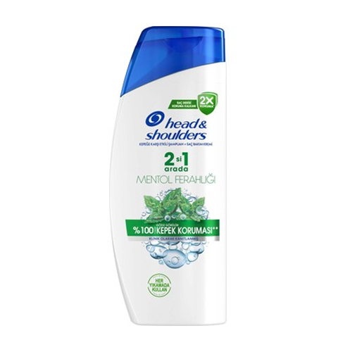Head Shoulders Şampuan Kepeğe Karşı Etk. 2İn1 Mentollü 330 Ml