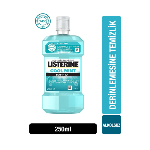 Listerine Cool Mint Ağız Gargarası  Hafif Tat 250 ML