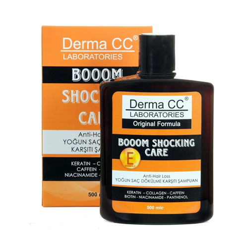 Derma CC LABORATORIES Booom Shocking Care Shampoo - Yoğun Saç Dökülmesine Karşı Şampuan 500 ml