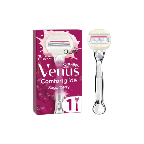 Gillette Venus Venus Comfort Glide Sugarberry Tıraş Makinesi + 1 Adet Başlık