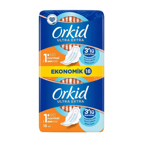 Orkid Hijyenik Ped Eko Ultra Extra Normal 18 Li